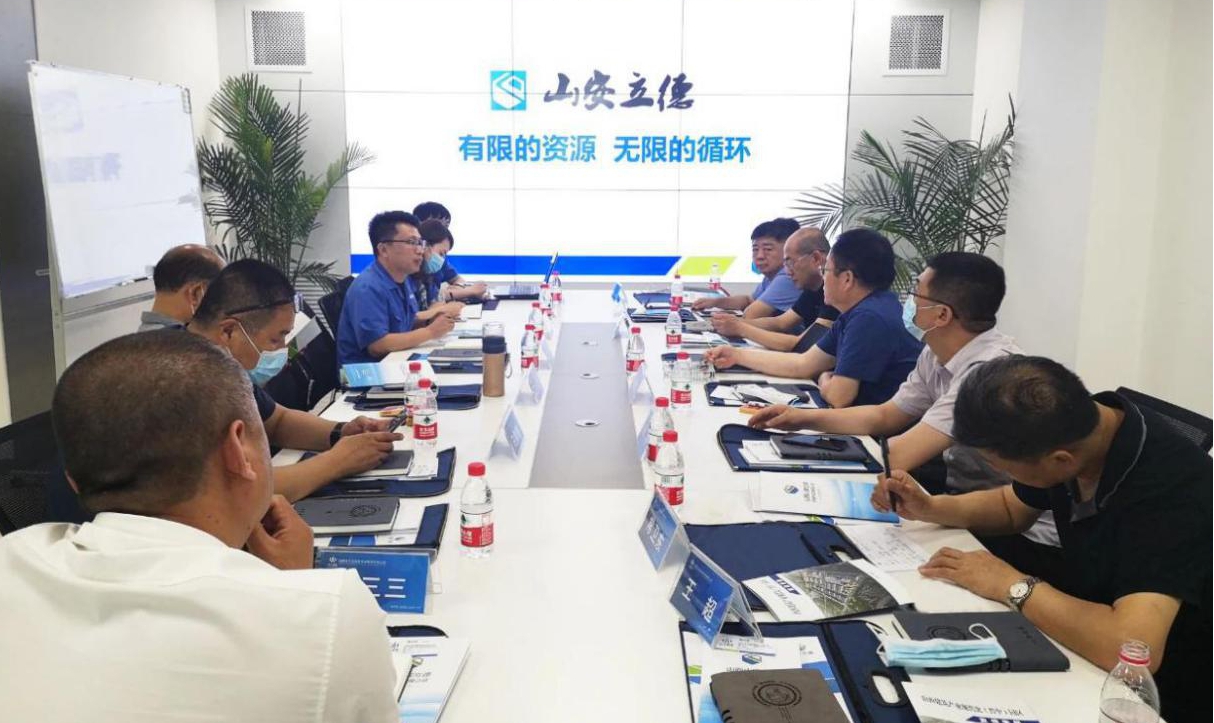 山西省工信厅调研山西建投安装集团投资门徒娱乐的综改区潇河园区建筑垃圾资源化处理项目