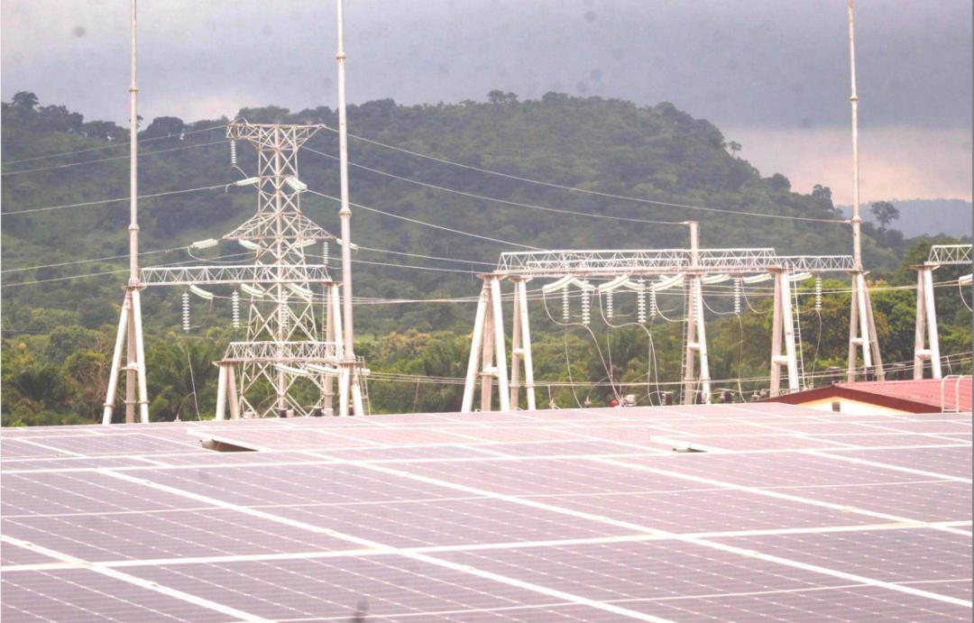 山西建投国际门徒娱乐集团中非25MW光伏发电项目顺利并网